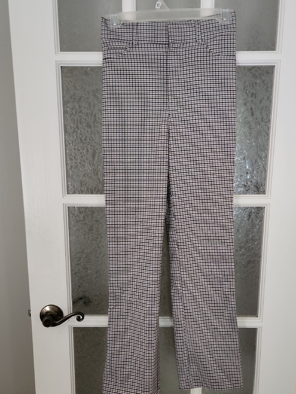 2 for 25$***Zara Black, Plaid Checkered Crop Pants